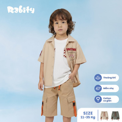   Quần short kaki bé trai Rabity 930.029