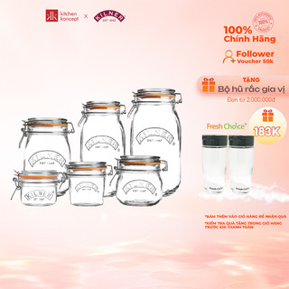 Hũ thủy tinh tròn kilner - nhiều kích cỡ