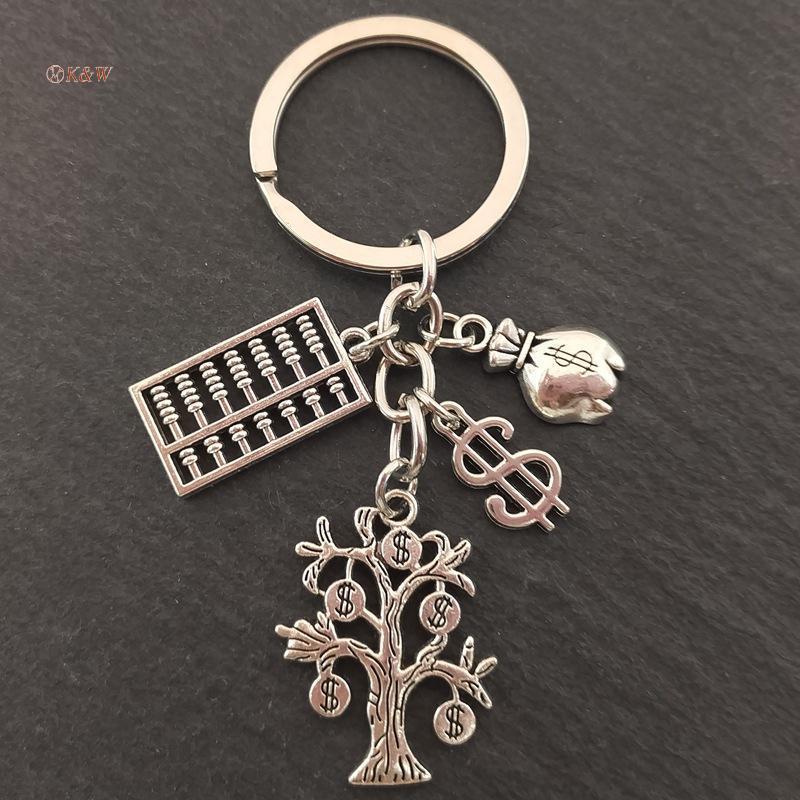 K & W 100 Đô La Theo Chủ Đề Móc Khóa Mini Túi Đựng Tiền 1 Quà Lưu Niệm Handmade Cho Giáng Sinh Lễ Tạ