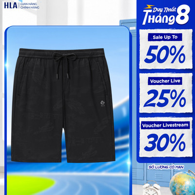 [TẶNG ÁO ĐƠN TỪ 1M5] Quần Shorts Nam Thể Thao HLA – Co Giãn 4 Chiều, Vải Nylon Spandex Cao Cấp