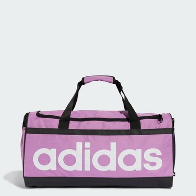adidas Lifestyle Essentials Linear Duffel Bag Medium Unisex Purple IZ1898