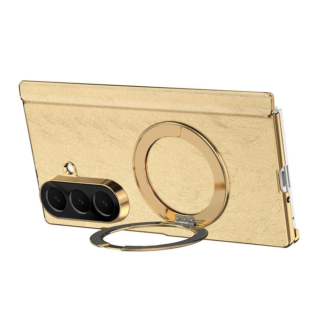 Bao Da Khung Vàng Cho OPPO Find N6 N5 Từ Chân Đế Bản Lề Vỏ Chống Sốc