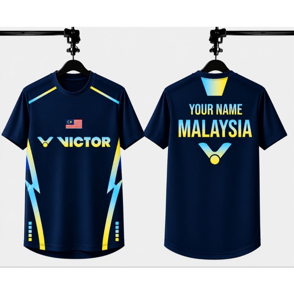 JERSEY BADMINTON VICTOR BAJU JERSI BADMINTON 2026 LELAKI PEREMPUAN NAM
