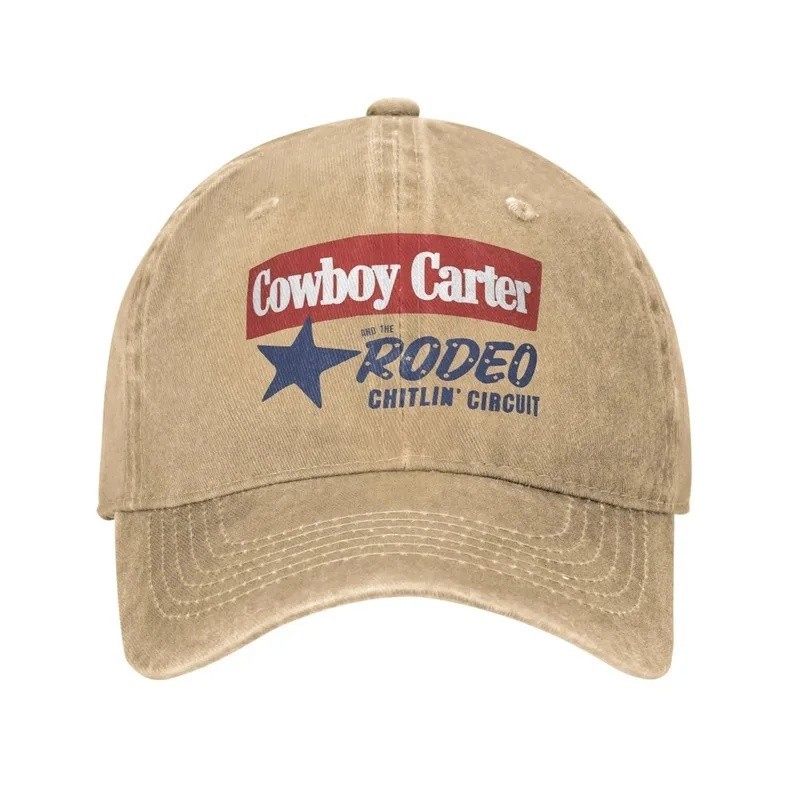 1 Máy Tính Beyonce Cowboy Carter Rodeo Đau Khổ Denim Unisex Có Thể Điều Chỉnh Ngoài Trời Mũ Snapback
