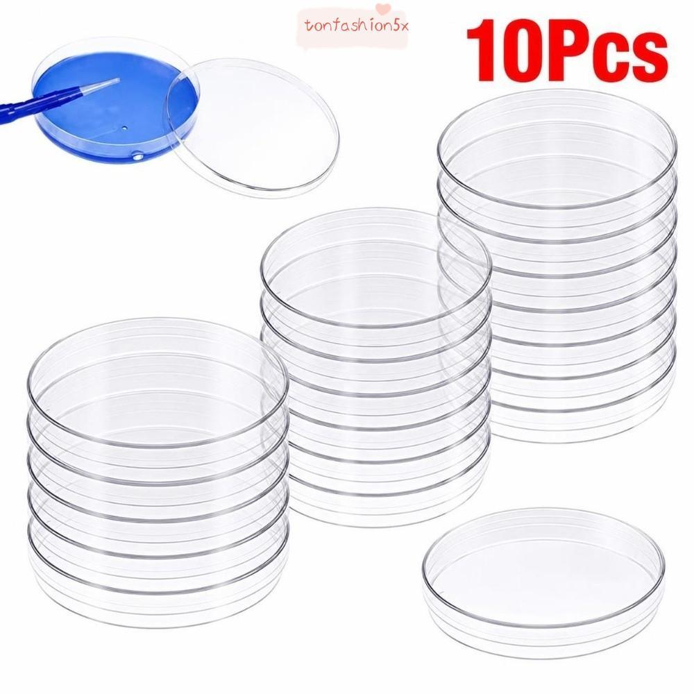 ITRUMPET 10 Cái / bộ Đĩa Petri, Đĩa Petri dùng một lần 35 / 60 / 70 / 90 / 100 / 120 / 150mm, Phòng 
