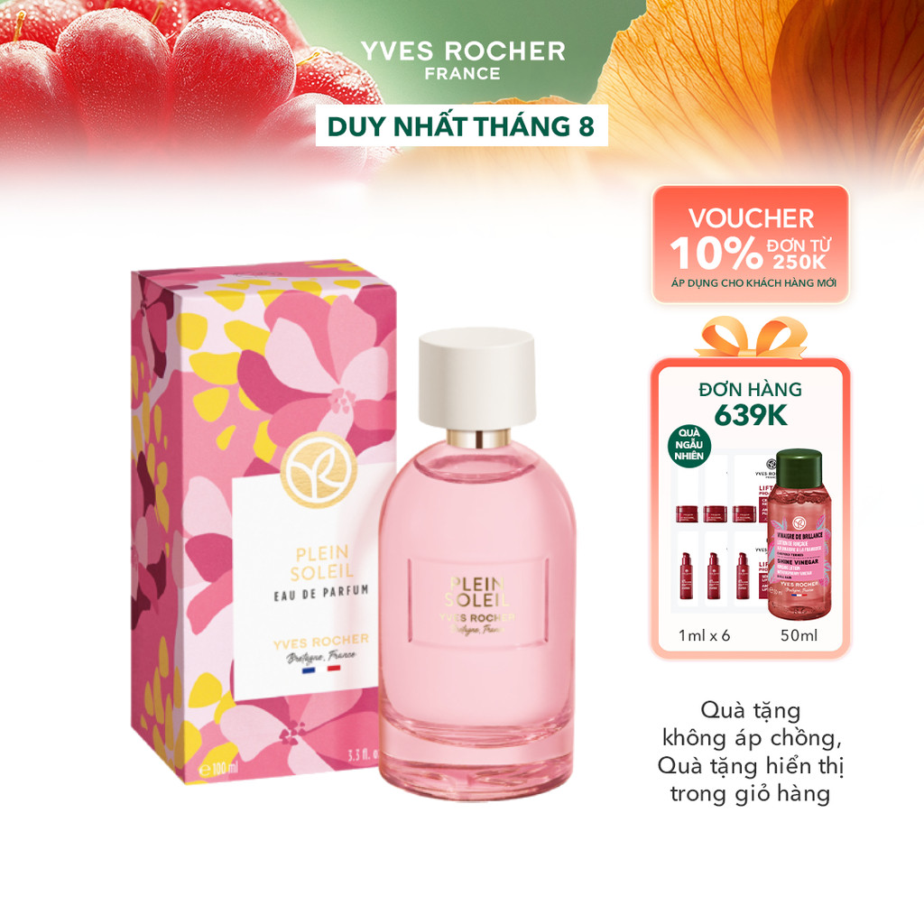 Nước hoa Pleines Natures Eau De Parfum Plein Soleil Spray 100ml