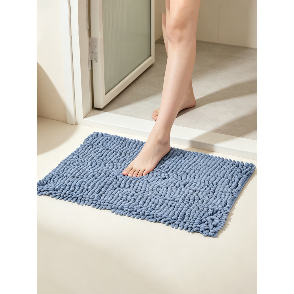 Juyou Chenille Sàn Thảm Phòng Tắm Thấm Hút Chống Trơn Trượt Phòng Ngủ Phòng Tắm Dày Cửa Lối Vào Thảm