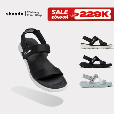 Giày Sandal Unisex F6S Shondo Ngăn Mùi Nhẹ Chân Nhiều Màu