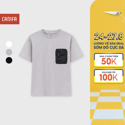 Áo phông bé trai dáng rộng CANIFA 2TS26C009