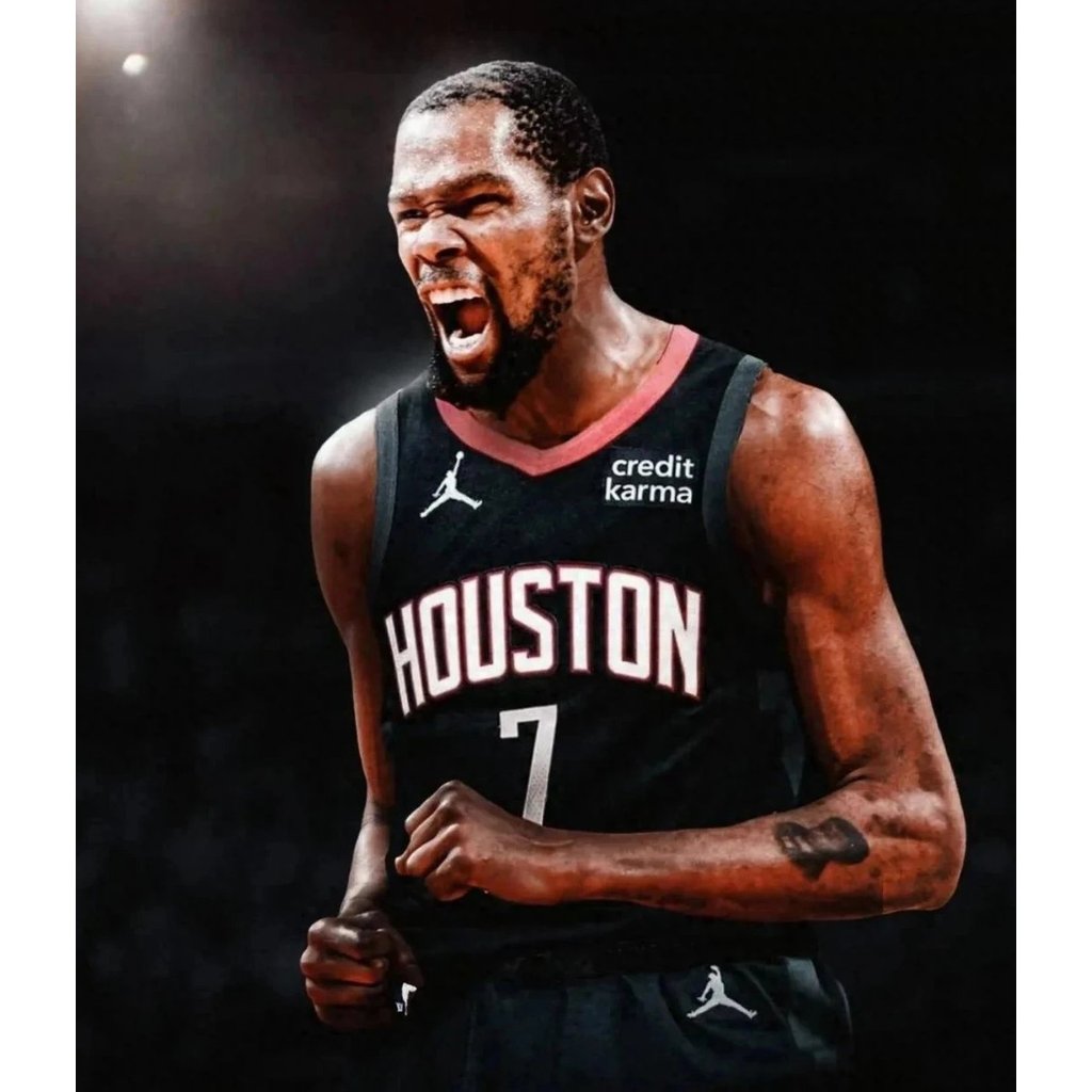 Kevin Durant Kevin Durant (Kevin Durant) Rocket Số. 7 Jersey NBA League Rockets Hot Press Jersey Đồn