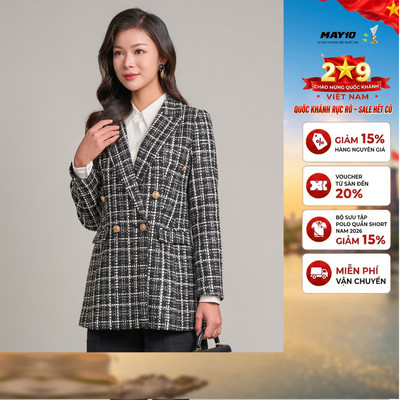 Áo blazer nữ May 10 mã 040224173BS-D 81BS
