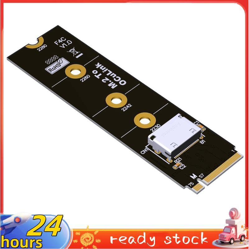 F4C M.2 NVMe PCIe 4.0 sang Oculink SFF-8612 Adapter Cho 2.5 Inch NVME U.2 (SFF 8639) SSD PCI-E NGFF 