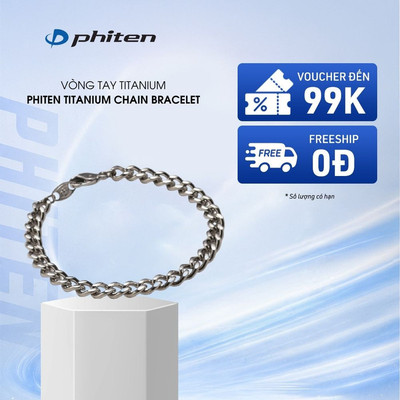 Vòng Tay Phiten Titanium Chain Bracelet