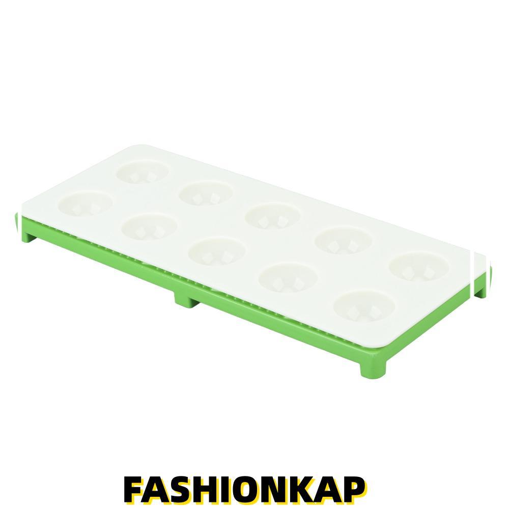 IFASHIONKA Ravioli Maker Press, Khuôn Ravioli bạc xanh 10 lỗ, Hợp kim nhôm bền ABS Dễ sử dụng Làm bá