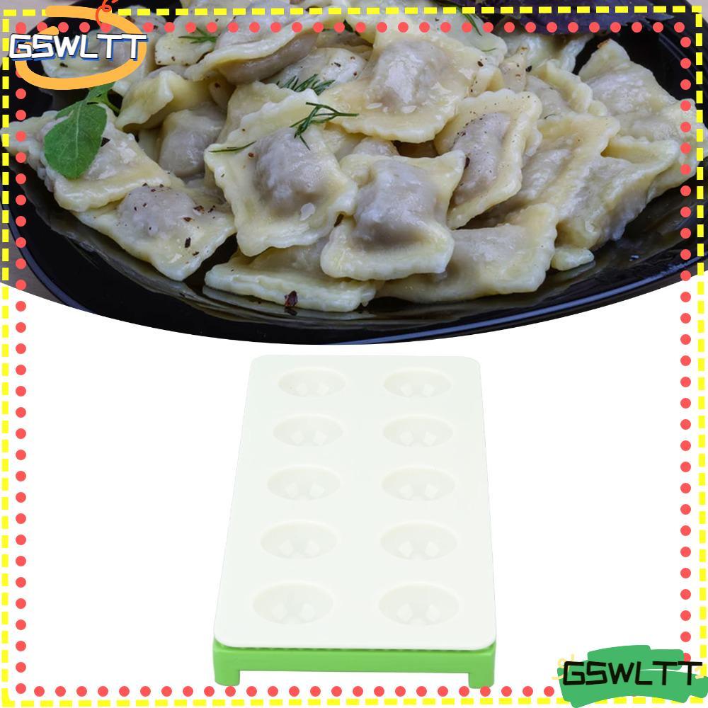 GSWLTT Ravioli Maker Press, Hợp kim nhôm ABS Xanh Bạc Ravioli Khuôn, Bền Dễ sử dụng Thiết thực Máy c