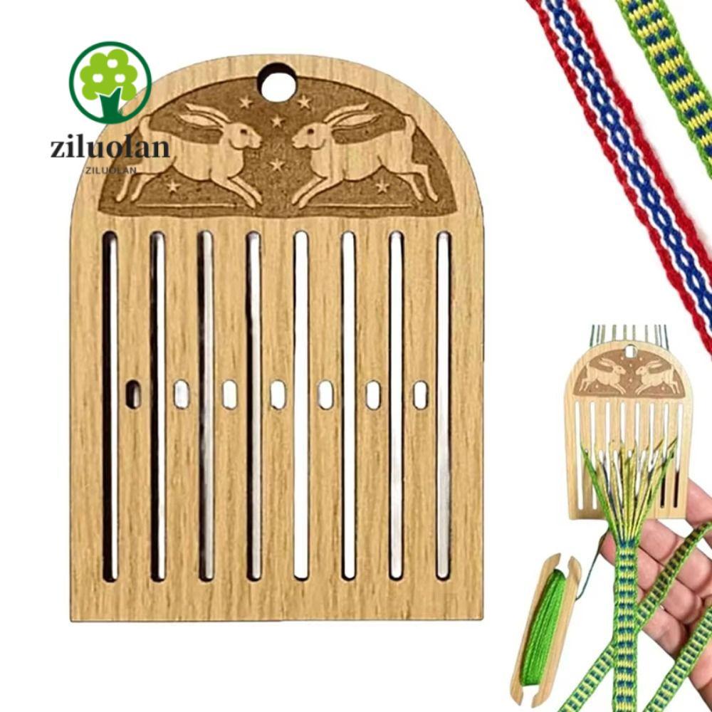 Bộ Dệt Huddle Cứng ZILUOLAN, Bộ Dụng Cụ DIY Thiết Kế Di Động Bộ Dệt Backtrap, Xây Dựng Bằng Gỗ Kích 