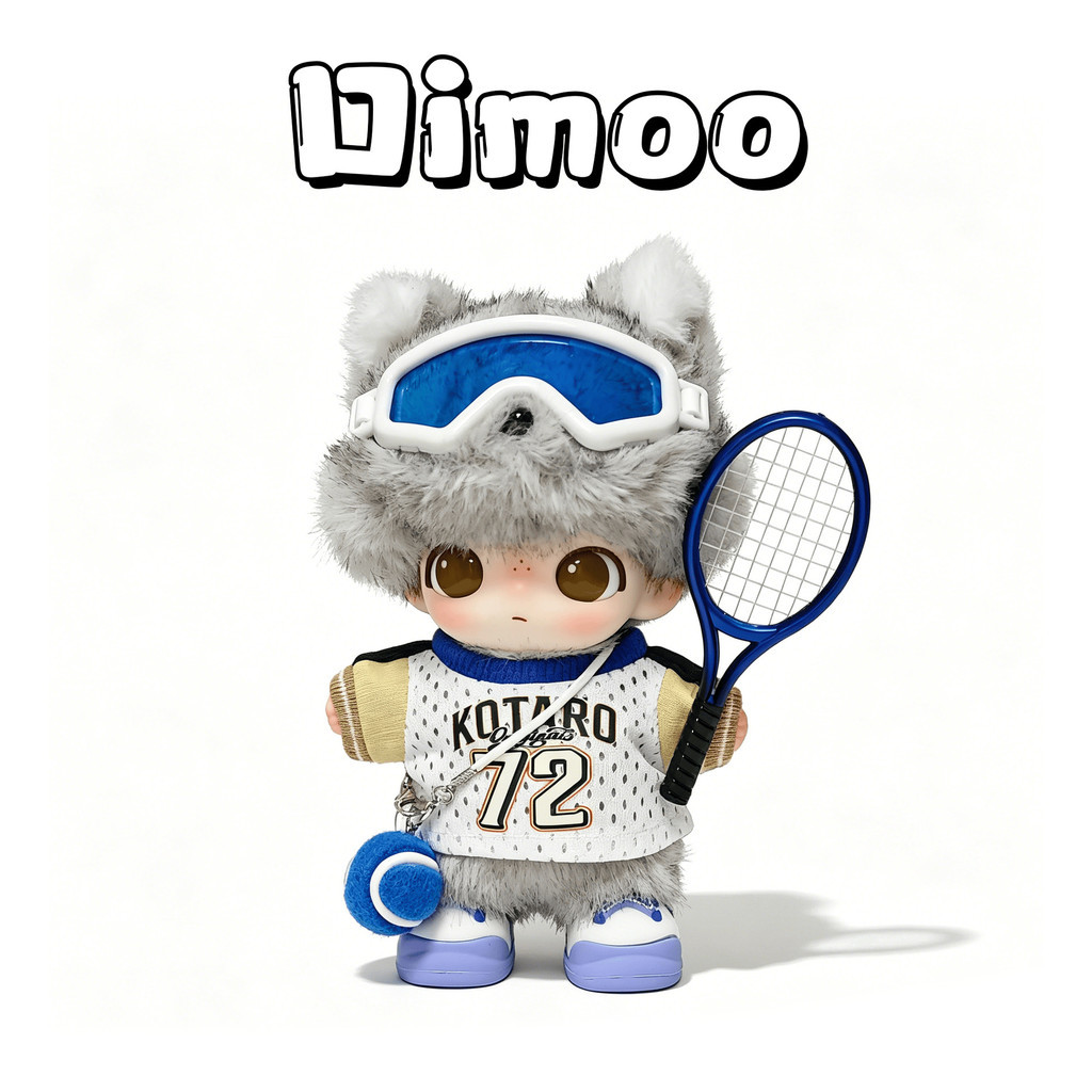 Bộ đồ chơi Tennis phù hợp cho đồ chơi sang trọng dimoo Star People
