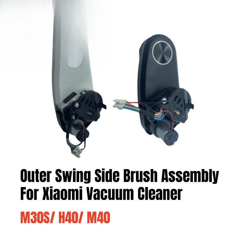 HZY Ban Đầu Bên Ngoài Xoay Bàn Chải Hội Cho Xiaomi Mijia M30S / H40 / M40 Bộ Phận Máy Hút Bụi