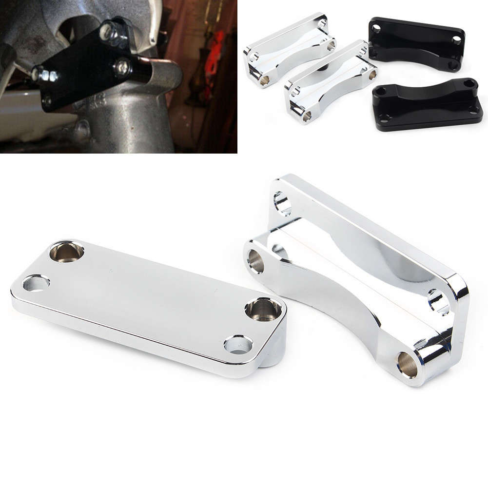 2 Chiếc Xe Máy Trước Fender Định Vị Lại Miếng Đệm Giá Đỡ Cho Harley Davidson Electra Street Glide FL