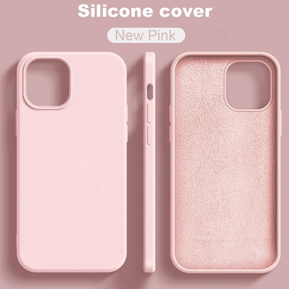 Ốp Silicon Chính Hãng Cho iPhone 13 12 Pro Max Chính Thức Dành Cho Apple iPhone 12 13PRO Ốp Lưng