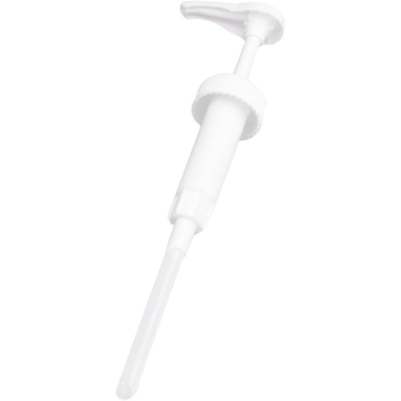Đầu bơm ép 10cc Nhựa trắng cho miệng chai 3,5cm
