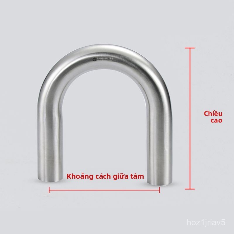 Co ben 180 do inox 304 ve sinh, ong U han noi, danh bong, khong moi, ban chay giao nhanh