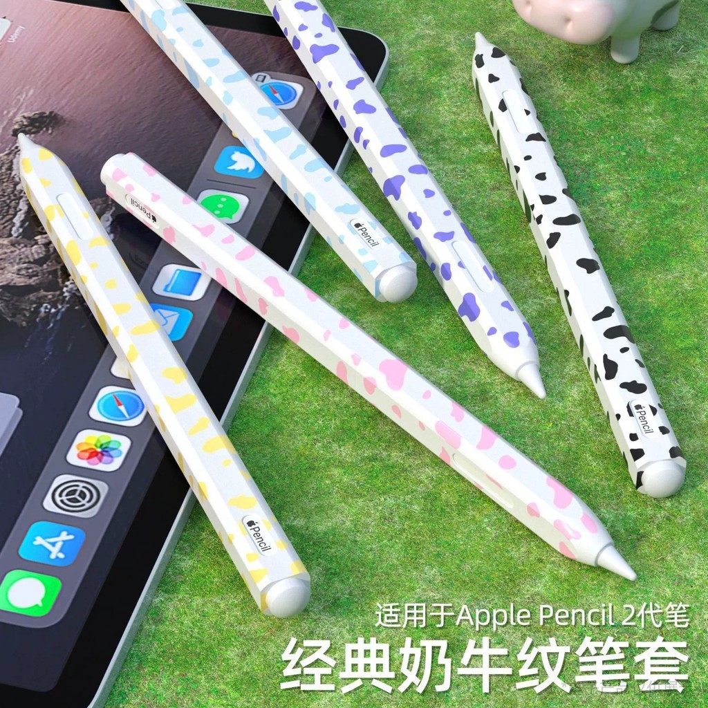 Ốp lưng silicon in hình bò cho Apple Pencil 2 & Pro