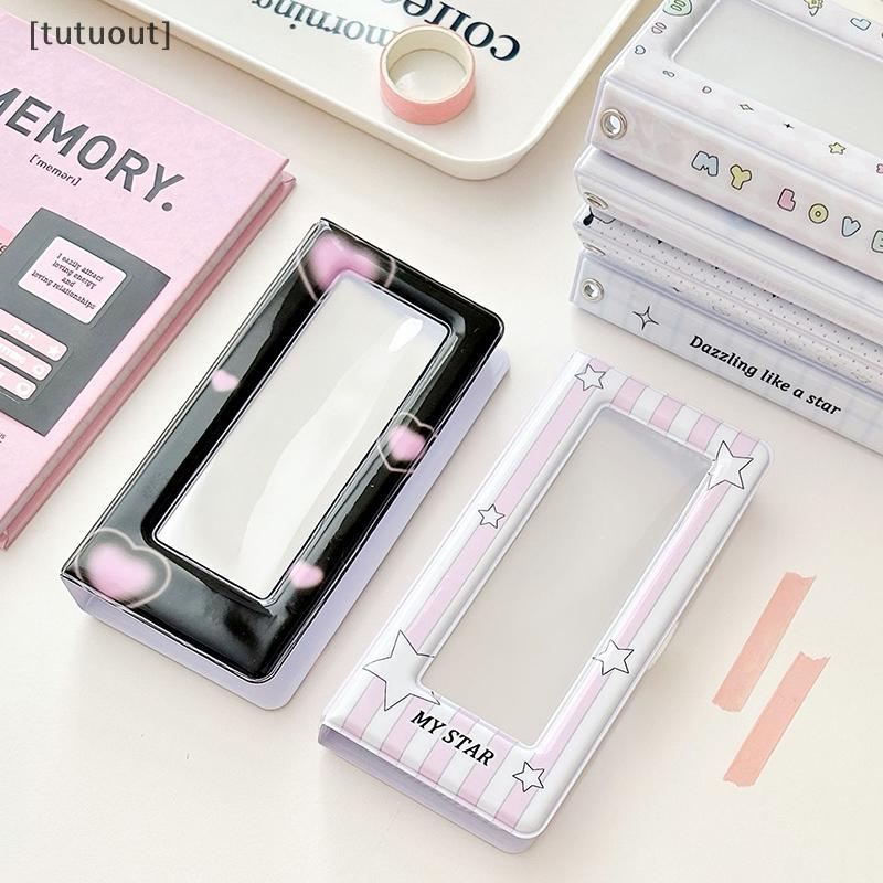 [tutuout] Khung ảnh 2x6 inch ngôi sao - Album lưu niệm 18 trang cho 36 ảnh, giá đỡ bookmark, phù hợp