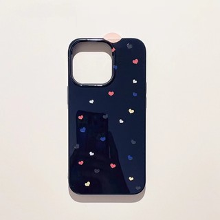 Ốp Điện Thoại Chống Sốc Bốn Góc Hình Trái Tim iPhone 14 14pro 14plus 13 13mini 13pro 13prm 12 7Plus 8Plus Xr XS 13 12mini Pro Max