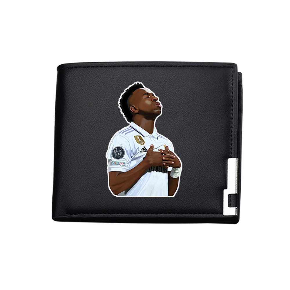 Vinicius Jr. Real Madrid CF Hoạt Hình Ví Anime Ví Hai Gấp Ví Đựng Thẻ Ví Một Mảnh Ví Nam Nữ Ví