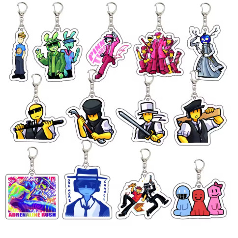 Móc khóa game Forsaken 🎮💀 – gồm các nhân vật Guest 1337, Noob, Shedletsky.