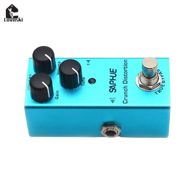 Bàn đạp guitar Overdrive, Bàn đạp overdrive đàn guitar điện 9 V DC di động, màu xanh lam