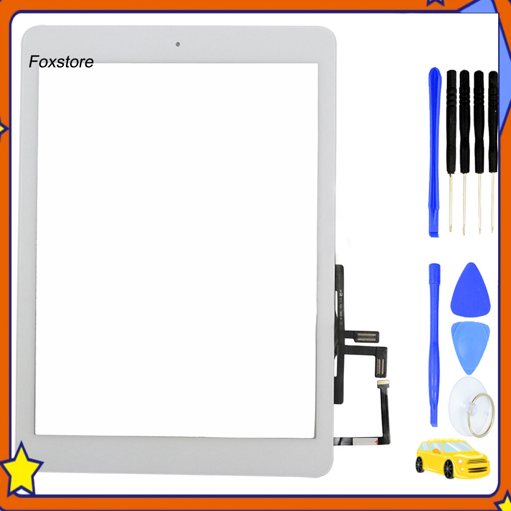 [Fx] Màn hình số hóa cảm ứng + Keo dán + Nút Home Flex cho iPad Air A1474 A1475