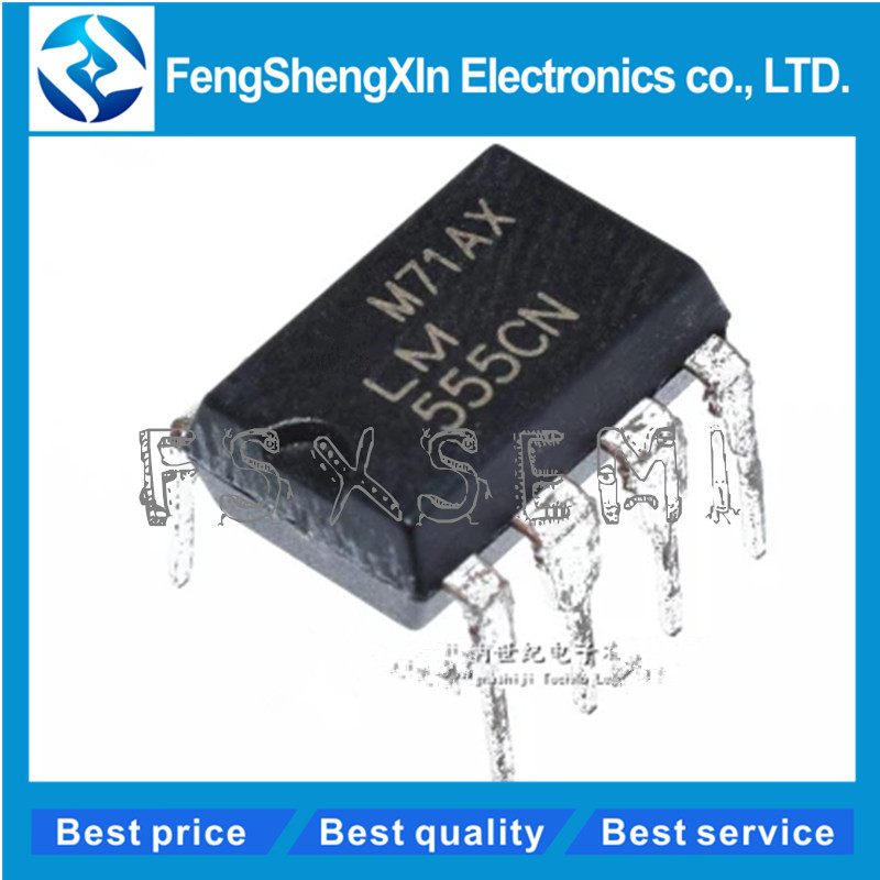 10 cái / lốc LM555CN LM555 DIP-8 chip tín hiệu tần số