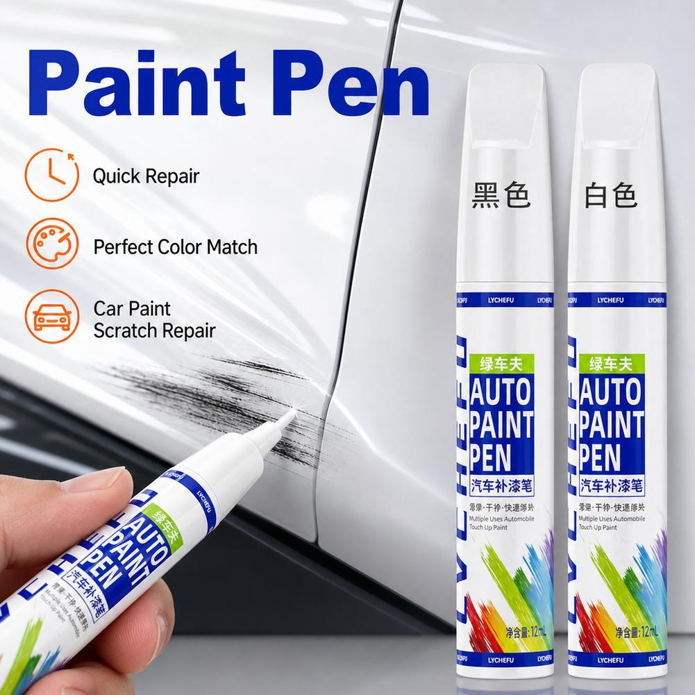 Xe Touch Up Paint Pen Pearl White Black Scratch Repair Paint Marker