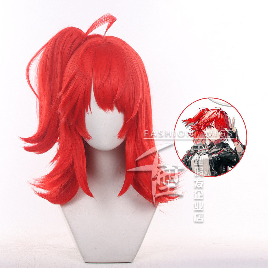 Exusai Giao Ước Mới Cosplay Tóc Giả Miuko Cosplay Trò Chơi Arknights Chịu Nhiệt Tóc Tổng Hợp