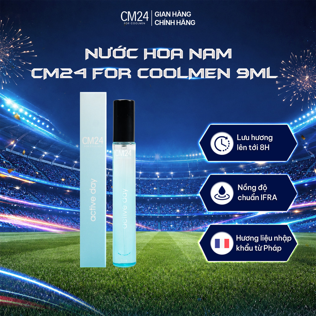 Nước hoa CM24 for Coolmen Active day 9ml