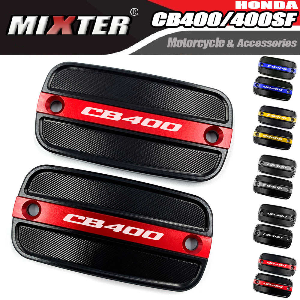 Phụ Kiện Xe Máy Phanh Trước Chất Lỏng Chứa Nắp Bảo Vệ Trang Trí Cho Xe Honda CB400SF CB400 1998-2020