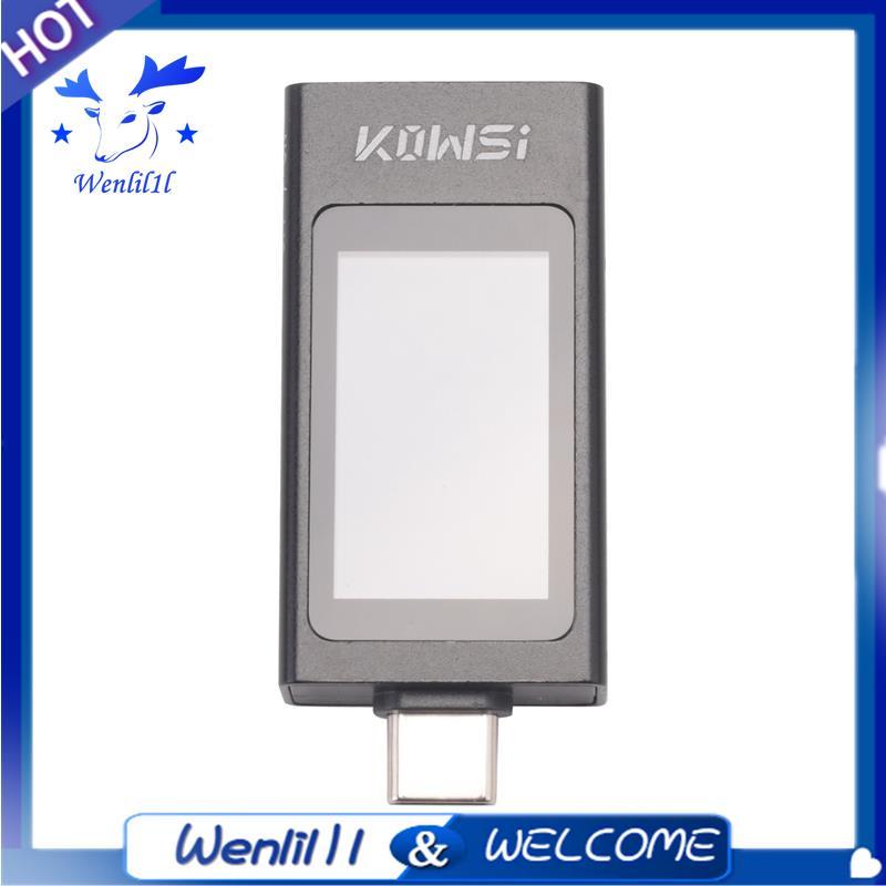 Máy kiểm tra dòng điện điện áp kỹ thuật số KWS-X1 DC 3.3-36V 0-12A Màn hình IPS Máy đo kích hoạt sạc