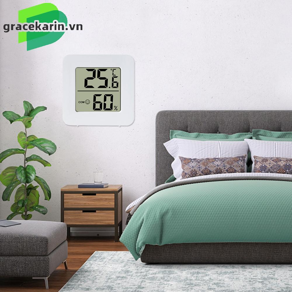 Thermohygrometer Temperature Humidity Tester Clear LCD Display Garden Supplies