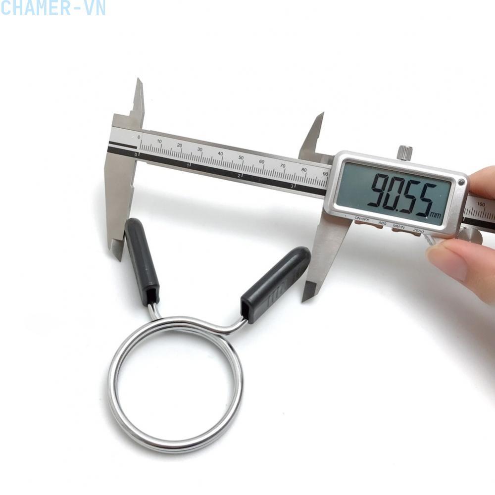 【CHAMER】4PCS 50mm Dumbbell Plate Retaining Ring Set with Durable Metal and Plastic Build【HomeLiving】