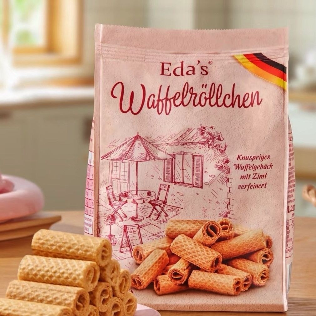 Eda 's Eda 's World Waffle Egg Roll Crispy Wafer Egg Roll Egg Roll Crispy Snack Food Snacks ls260708