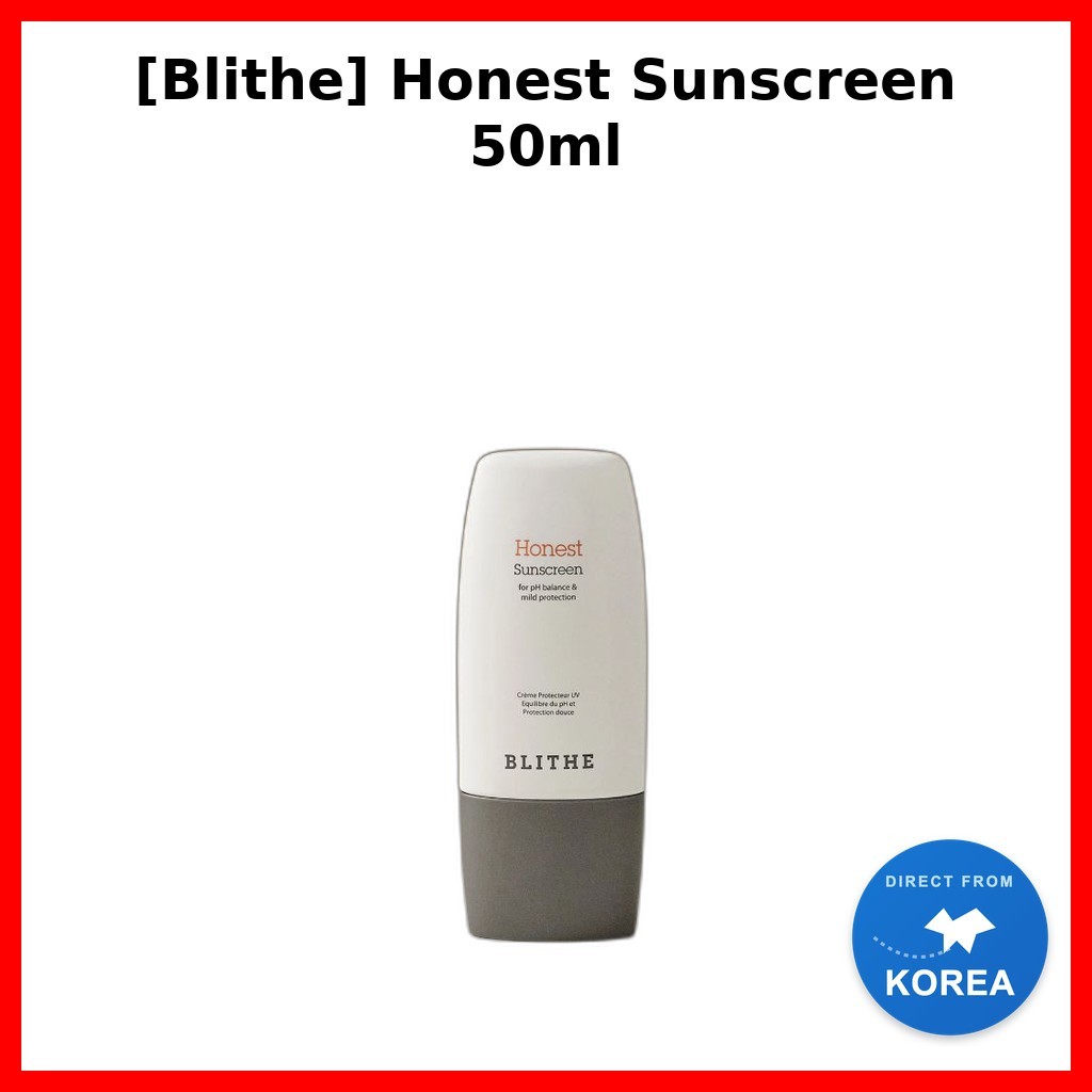 [Blithe] Kem chống nắng Honest 50ml / Kem chống nắng Hàn Quốc SPF50 / Công thức nhẹ / Chính hãng 100