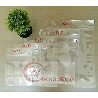 {1kg/size} túi zip 2 mặt trong đáy đứng (Hàng đẹp dày-có sẵn)