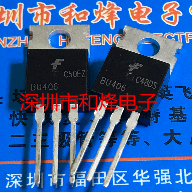 Bộ ba đài phát thanh 10 mảnh BU406 TO-220 MOS