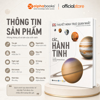 Sách - CÁC HÀNH TINH - Bách Khoa Thư về hệ Mặt trời  (DK) (Alpha Books)