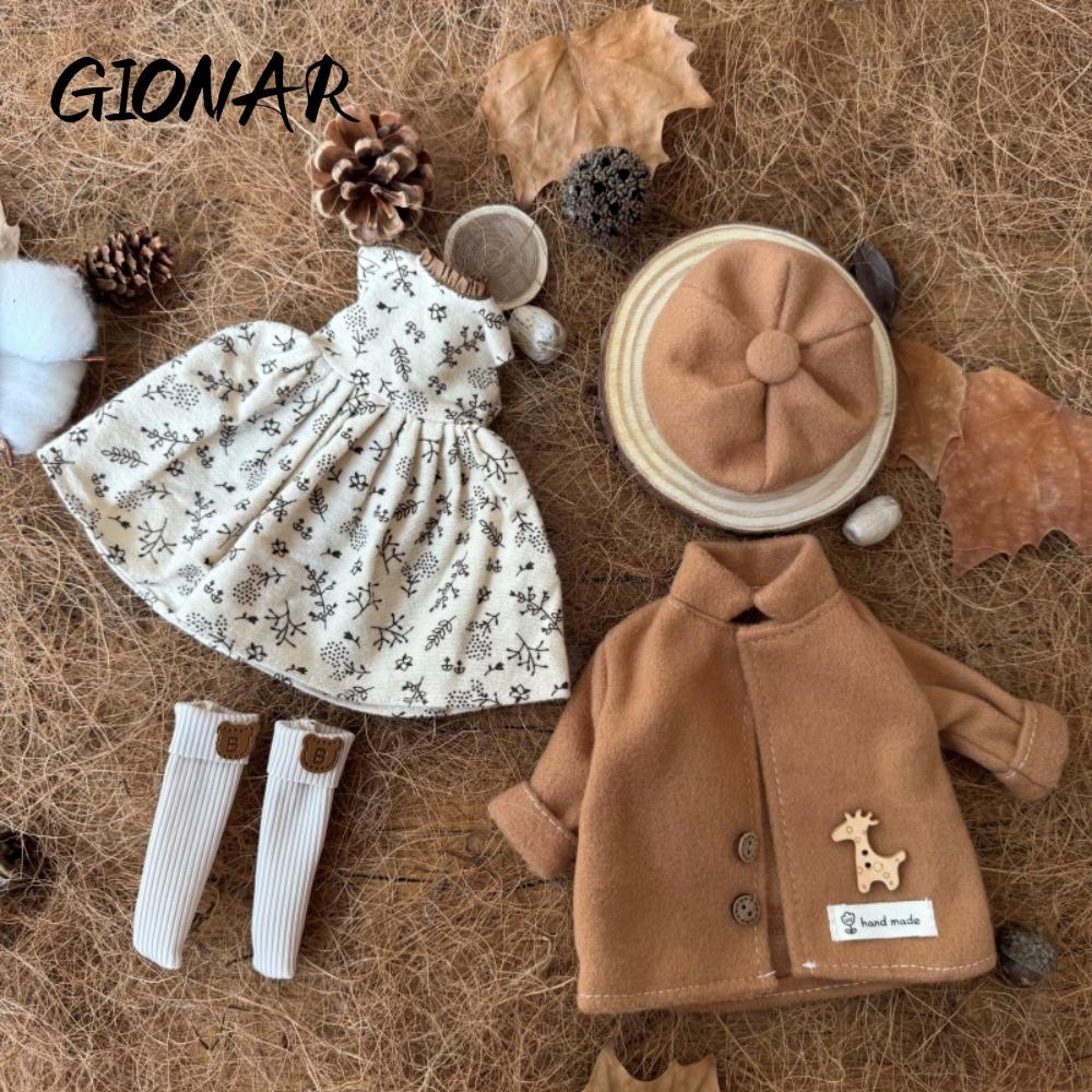 Quần áo búp bê GIONAR 30cm, Bộ trang phục búp bê BJD đa phong cách DIY, Quà tặng Váy búp bê Mini hoạ