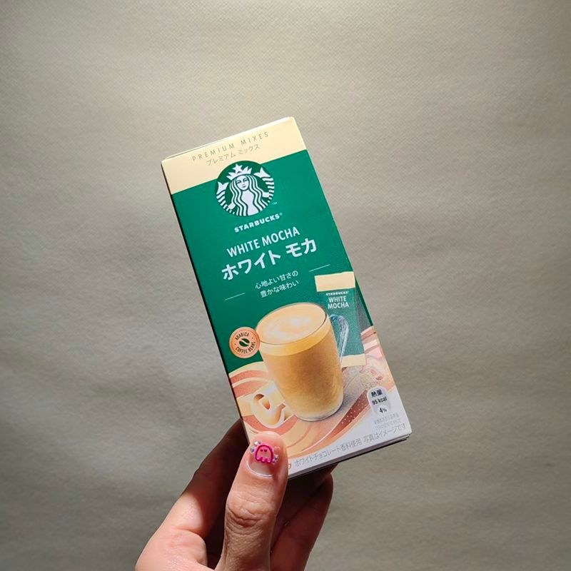 Nhập khẩu Nhật Bản Local Starbucks Premium Instant Coffee Cherry Blossom Dâu Matcha Trắng Mocha Latt