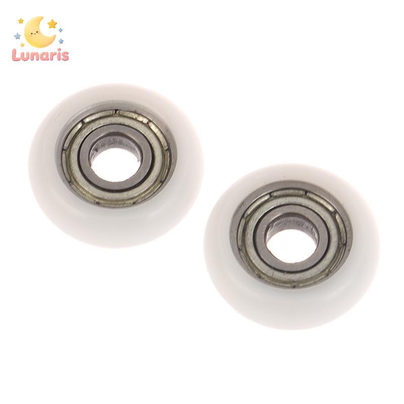 Lunaris 2 Chiếc 695ZZ 5x18x6mm POM Nylon Vòng Loại Con Lăn Bánh Xe POM Bọc 695ZZ Mang Ròng Rọc Bánh 