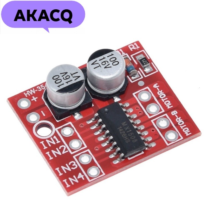 Mô-đun điều khiển động cơ DC 2 chiều Tốc độ PWM Bộ bước băng chữ H kép Chiến thắng Mini L298N